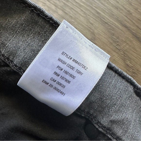 Hudson Nico Mid Rise Super Skinny Trooper Grey - Size 26 - Picture 9 of 10